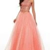 Rachel Allan Prom - 7025 Two-Piece Sequin-Ornate Tulle Gown 1 Rachel Allan Prom - 7025 Two-Piece Sequin-Ornate Tulle Gown
