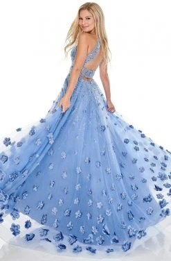 Formal Gowns Rachel Allan Prom - 7049 Scoop Embellished A-Line Dress