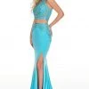 Formal Gowns Rachel Allan Prom - 7064 Two Piece Halter Mermaid Dress 1 Formal Gowns Rachel Allan Prom - 7064 Two Piece Halter Mermaid Dress