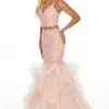 Formal Gowns Rachel Allan Prom - 7083 Two Piece Beaded Tulle Mermaid Dress 1 Formal Gowns Rachel Allan Prom - 7083 Two Piece Beaded Tulle Mermaid Dress