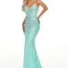 Formal Gowns Rachel Allan Prom - 7084 Semi-Sweetheart Sequined Sheath Dress 2 Formal Gowns Rachel Allan Prom - 7084 Semi-Sweetheart Sequined Sheath Dress
