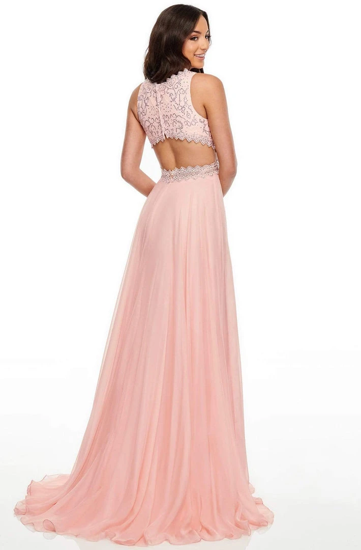Rachel Allan Prom - 7097 V-Neckline Embellished Bodice A-Line Dress Formal Gowns 4 Rachel Allan Prom - 7097 V-Neckline Embellished Bodice A-Line Dress Formal Gowns
