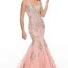 Rachel Allan Prom - 7103 Beaded V-Neck Mermaid Dress 1 Rachel Allan Prom - 7103 Beaded V-Neck Mermaid Dress