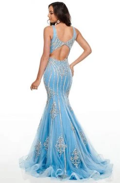 Rachel Allan Prom - 7103 Beaded V-Neck Mermaid Dress 10 Rachel Allan Prom - 7103 Beaded V-Neck Mermaid Dress