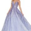 Formal Gowns Rachel Allan Prom - 7107 Sequined Plunging Sweetheart Ballgown