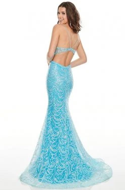 Formal Gowns Rachel Allan Prom - 7112 Scoop Sequined Trumpet Dress 9 Formal Gowns Rachel Allan Prom - 7112 Scoop Sequined Trumpet Dress