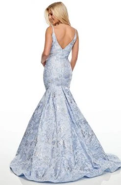 Rachel Allan Prom - 7158 Sweetheart Metallic Trumpet Dress Formal Gowns