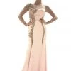 Saboroma - 4040 Embellished Illusion Bateau Trumpet Dress 1 Saboroma - 4040 Embellished Illusion Bateau Trumpet Dress