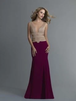 Formal Gowns Saboroma - 99952 Sleeveless Bateau Trumpet Dress 10 Formal Gowns Saboroma - 99952 Sleeveless Bateau Trumpet Dress