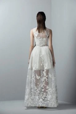 Formal Gowns Saiid Kobeisy - 3361 Embroidered Jewel Tulle Gown