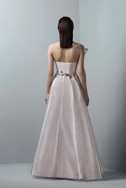 Formal Gowns Saiid Kobeisy - 3365 Strapless Straight Across A-line Dress