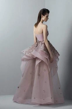 Saiid Kobeisy - 3368 Embellished Illusion Jewel Ballgown Formal Gowns