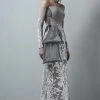 Saiid Kobeisy - 3370 Long Sleeved Illusion Jewel Sheath Dress Formal Gowns 1 Saiid Kobeisy - 3370 Long Sleeved Illusion Jewel Sheath Dress Formal Gowns