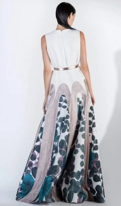 Saiid Kobeisy - 3415 Sleeveless Jewel A-Line Evening Dress