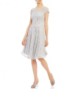 Sangria - SABZ1ACT Lace Bateau A-line Dress Cocktail Dresses 11 Sangria - SABZ1ACT Lace Bateau A-line Dress Cocktail Dresses