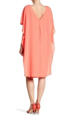Sangria - SALU492 Chiffon Bateau Column Dress Cocktail Dresses