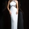 Formal Gowns Scala - 48826 Halter Neckline Sheath Gown With Side Cutouts 2 Formal Gowns Scala - 48826 Halter Neckline Sheath Gown With Side Cutouts