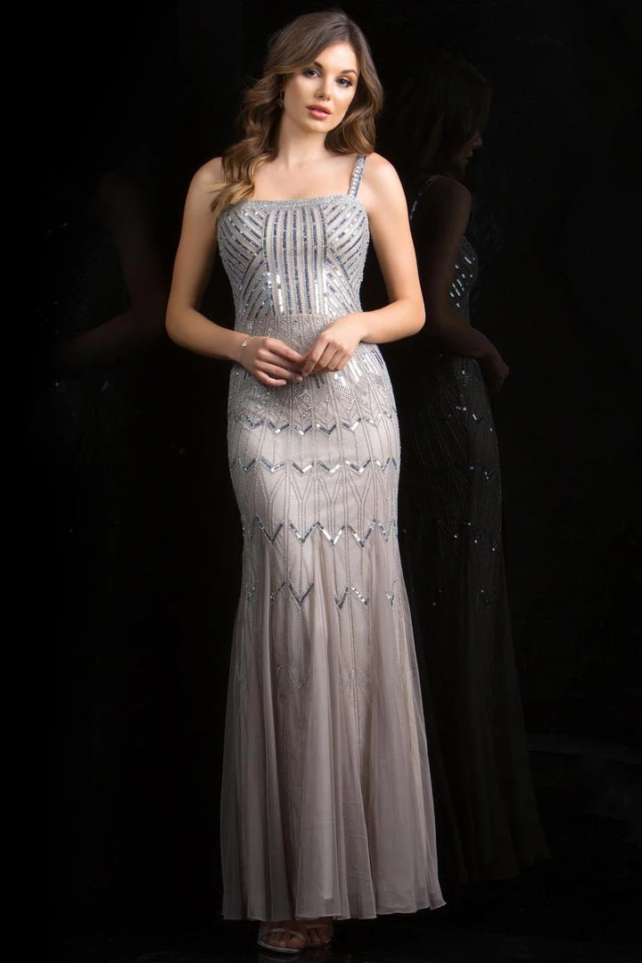 Formal Gowns Scala - 48842 Shimmering Sequin-Adorned Sheath Gown 3 Formal Gowns Scala - 48842 Shimmering Sequin-Adorned Sheath Gown