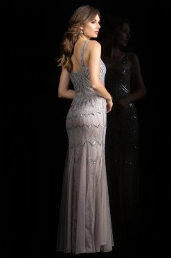 Formal Gowns Scala - 48842 Shimmering Sequin-Adorned Sheath Gown 5 Formal Gowns Scala - 48842 Shimmering Sequin-Adorned Sheath Gown