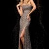 Formal Gowns SCALA E01015 Strapless Beaded Pageant Gown 1 Formal Gowns SCALA E01015 Strapless Beaded Pageant Gown