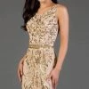 Cocktail Dresses SCALA - Strappy Sequined Fitted Cocktail Dress 60038 - 1 Pc Mink/Gold In Size 8 Available 1 Cocktail Dresses SCALA - Strappy Sequined Fitted Cocktail Dress 60038 - 1 Pc Mink/Gold In Size 8 Available