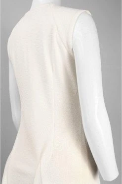 Sharagano - HW4S11GY5 Pleated Jewel A-line Dress Cocktail Dresses