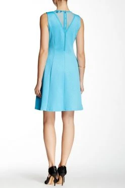 Sharagano - HW5S156G3 Sleeveless Jewel A-line Dress