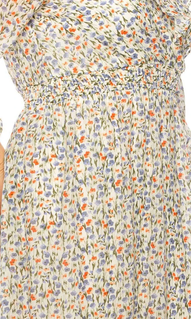 Plus Size Dresses Shelby & Palmer - M564 Floral Printed V-Neck A-Line Dress 6 Plus Size Dresses Shelby & Palmer - M564 Floral Printed V-Neck A-Line Dress