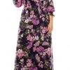 Shelby & Palmer - M567 Ruffled V-Neck A-Line Dress Plus Size Dresses 1 Shelby & Palmer - M567 Ruffled V-Neck A-Line Dress Plus Size Dresses