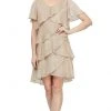 SLNY - V-Neck Tiered Cocktail Dress 9155124 - 1 Pc Gld In Size 14 Available Cocktail Dresses 1 SLNY - V-Neck Tiered Cocktail Dress 9155124 - 1 Pc Gld In Size 14 Available Cocktail Dresses