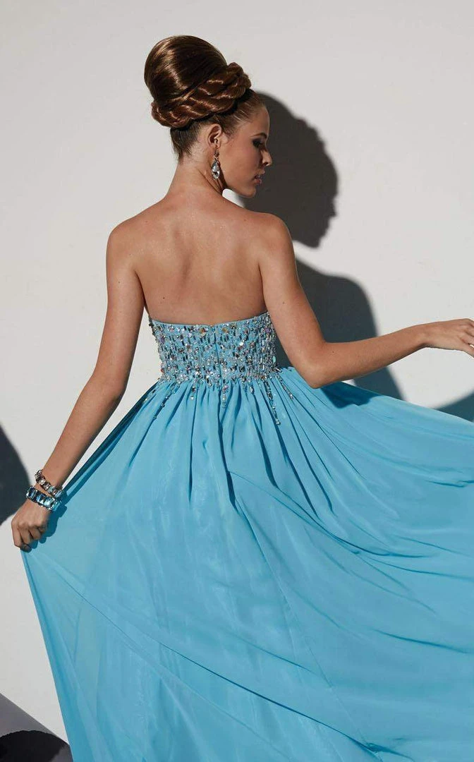 Studio 17 - 12452 Sparkling Strapless Sweetheart Chiffon Long Gown Formal Gowns 4 Studio 17 - 12452 Sparkling Strapless Sweetheart Chiffon Long Gown Formal Gowns