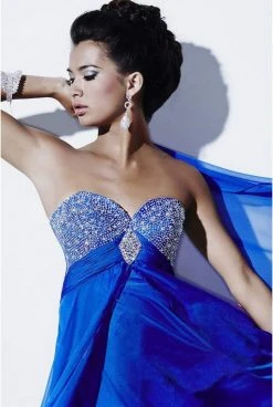 Formal Gowns Studio 17 - 12494 Strapless Beaded Sweetheart Empire Gown