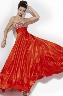 Studio 17 - 12501 Strapless Glittering Sweetheart Chiffon Long Gown Formal Gowns
