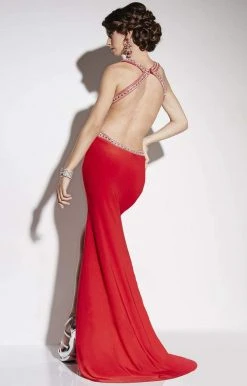 Studio 17 - 12541 Embellished V-Neck Sheath Dress Formal Gowns