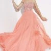 Studio 17 - 12543 Beaded Chiffon A-line Dress Formal Gowns