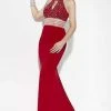 Studio 17 - 12566 Beaded Halter Trumpet Dress