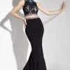 Studio 17 - 12577 Two Piece High Neck Trumpet Gown 2 Studio 17 - 12577 Two Piece High Neck Trumpet Gown