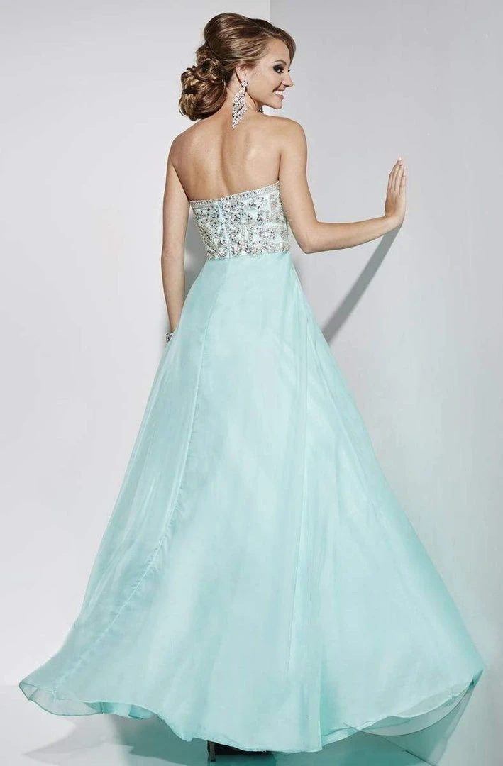 Studio 17 - 12578 Embellished Strapless Chiffon Gown 6 Studio 17 - 12578 Embellished Strapless Chiffon Gown