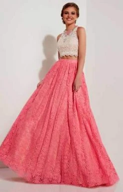 Formal Gowns Studio 17 - 12617 Amazing Two Piece Lace Dress