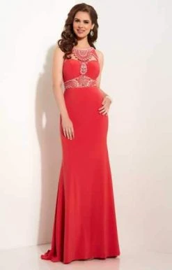 Formal Gowns Studio 17 - 12631 Dazzling Beaded Bateau Neck Jersey Trumpet Gown 6 Formal Gowns Studio 17 - 12631 Dazzling Beaded Bateau Neck Jersey Trumpet Gown