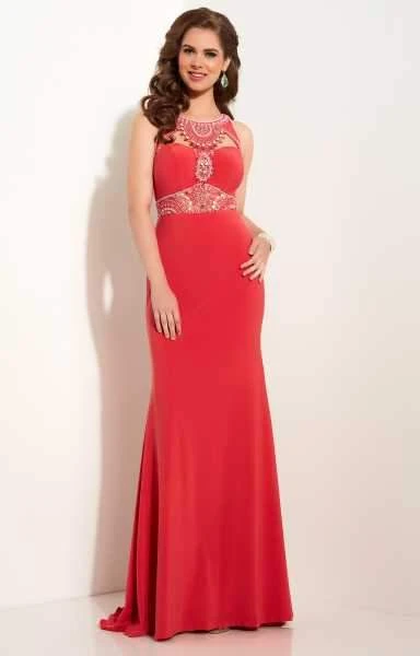 Formal Gowns Studio 17 - 12631 Dazzling Beaded Bateau Neck Jersey Trumpet Gown 4 Formal Gowns Studio 17 - 12631 Dazzling Beaded Bateau Neck Jersey Trumpet Gown