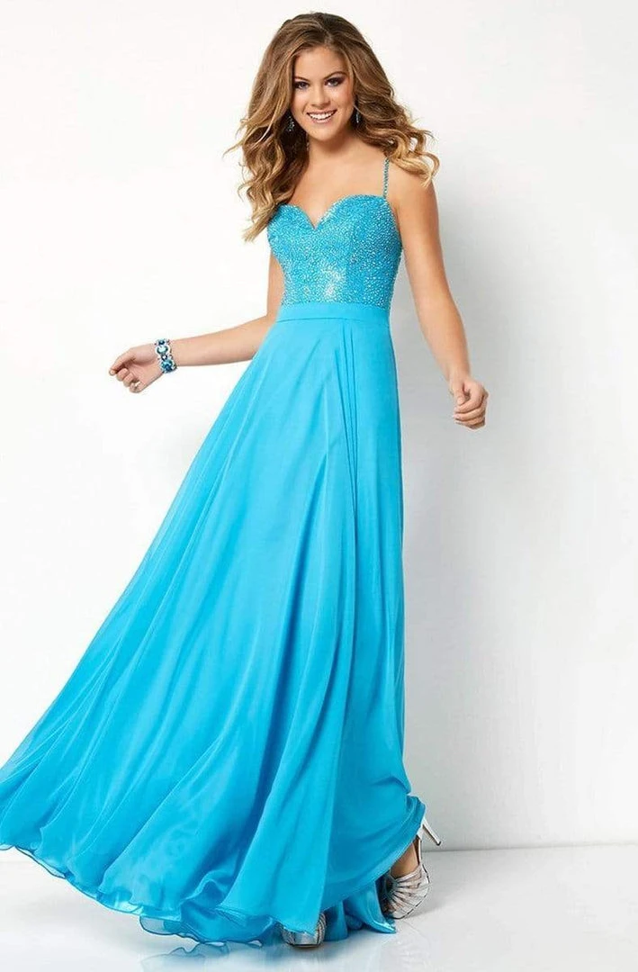 Studio 17 - 12659 Jeweled Sweetheart Bodice Chiffon A-Line Gown 5 Studio 17 - 12659 Jeweled Sweetheart Bodice Chiffon A-Line Gown