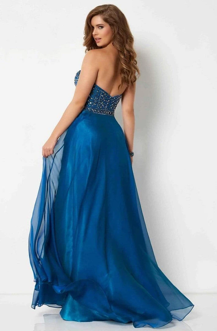 Studio 17 - 12688 Strapless Beaded Sweetheart Chiffon Dress 5 Studio 17 - 12688 Strapless Beaded Sweetheart Chiffon Dress