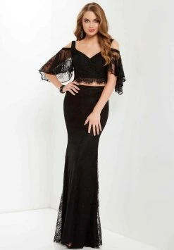 Studio 17 - 12692 Two Piece Lace Off-Shoulder Sheath Dress Formal Gowns