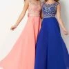 Studio 17 - 12696 Bedazzled Illusion Bateau Chiffon A-line Dress Formal Gowns 1 Studio 17 - 12696 Bedazzled Illusion Bateau Chiffon A-line Dress Formal Gowns