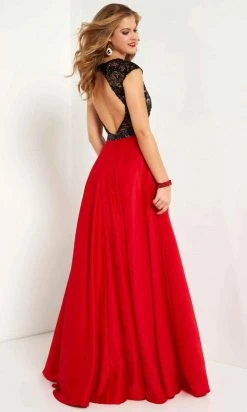 Studio 17 - 12699 Sequined Lace Illusion Jewel Satin A-line Gown Formal Gowns