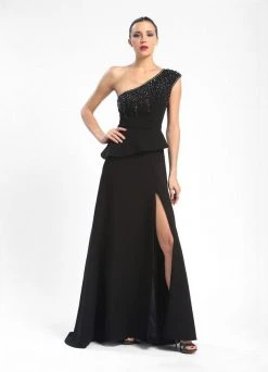 Sue Wong - Asymmetric A-Line Dress N5247 Formal Gowns