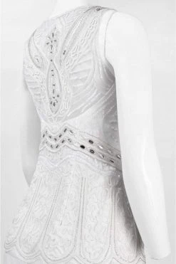 Sue Wong - Beaded Art Deco Chiffon Gown N5244 Formal Gowns