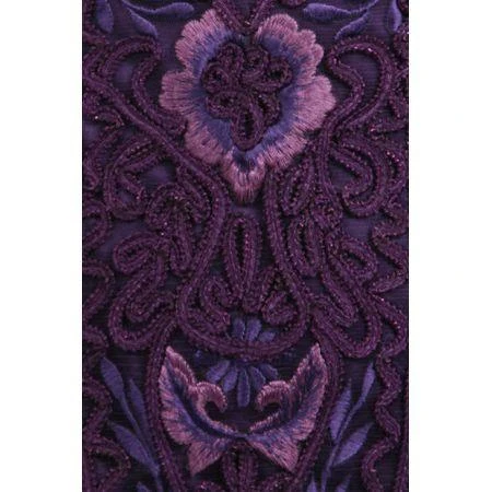 Sue Wong - C2411 V-neck Embroidered Sheath Cocktail Dress 3 Sue Wong - C2411 V-neck Embroidered Sheath Cocktail Dress