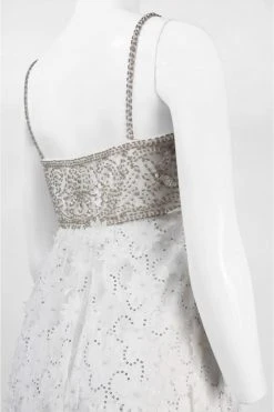 Sue Wong - Embellished Empire Mesh Gown W5202 Formal Gowns